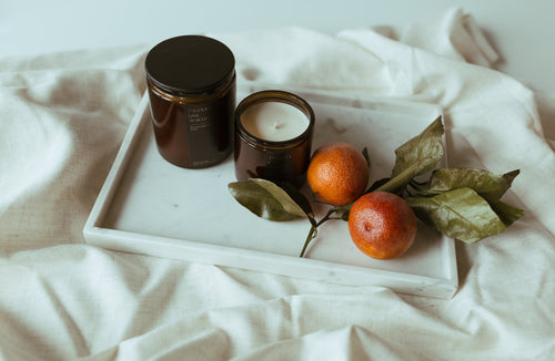 Blood Orange & Basil Candle Scent