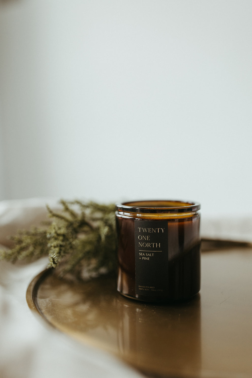 Sea Salt & Pine Candle Scent