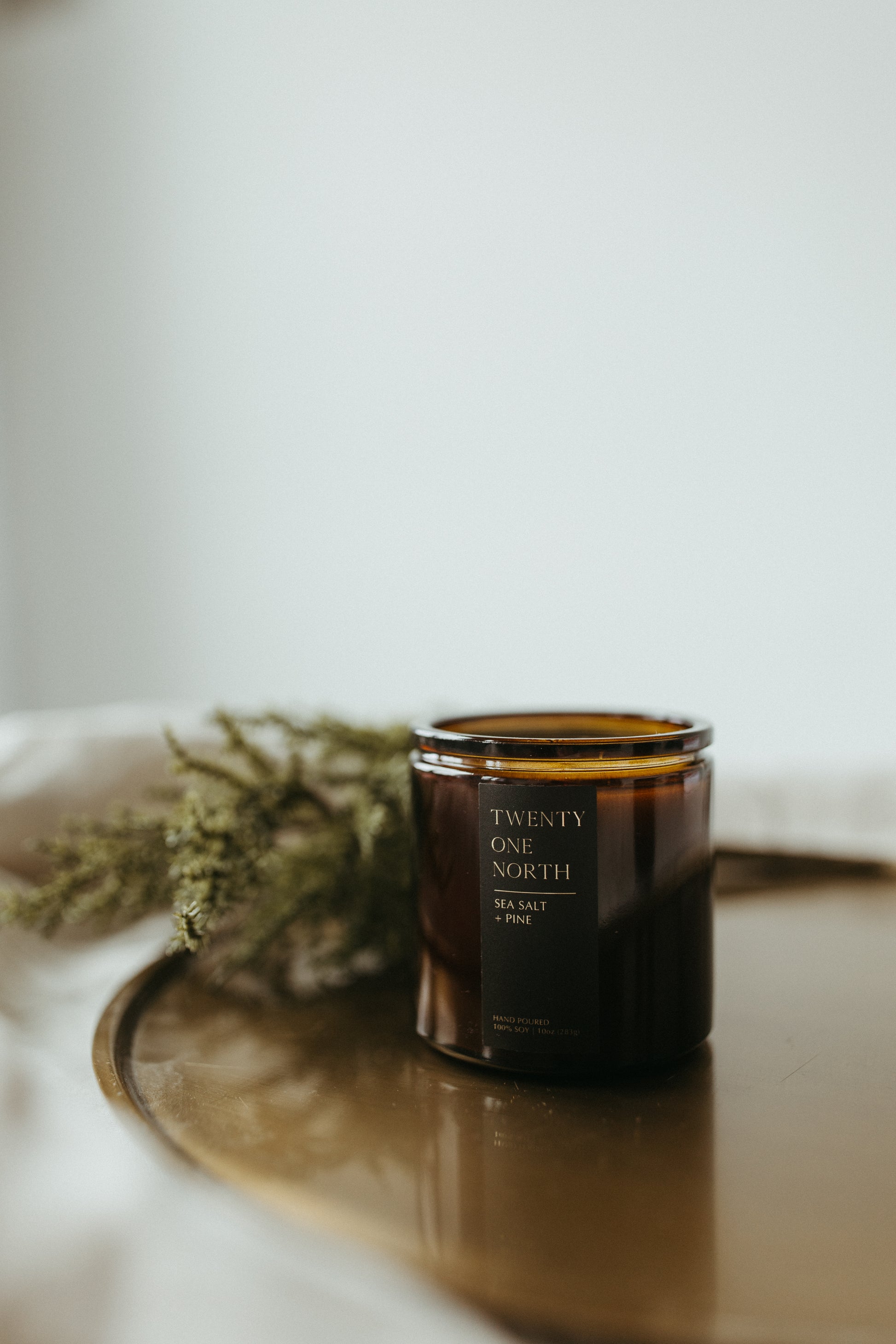 Sea Salt & Pine Candle Scent